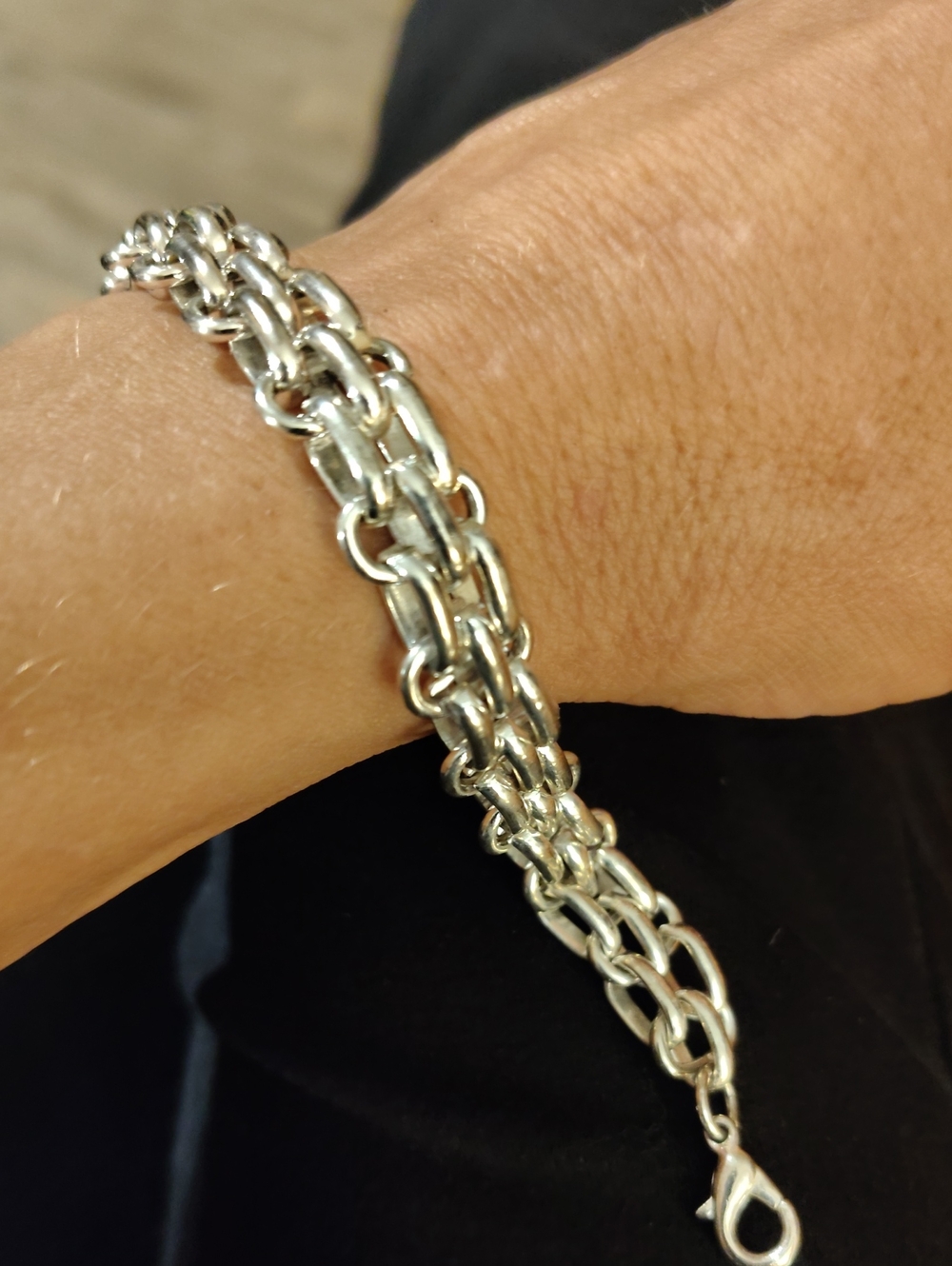 Silver Link Chain Bracelet - Women Jewelry